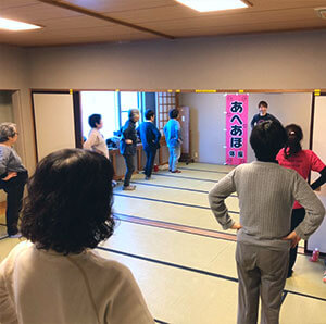 健康体操あへあほサークル手稲教室の様子①